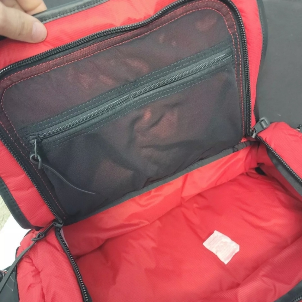 The North Face Base Camp Duffel XS  Black Series Red $248 Weekender Backpack - Picture 10 of 12